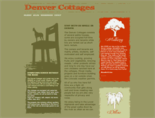 Tablet Screenshot of denver-cottage.com